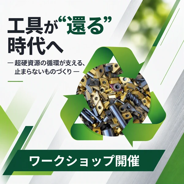 ワークショップ開催：工具が「還る」時代へ ― 超硬資源の循環が支える、止まらないものづくり ―